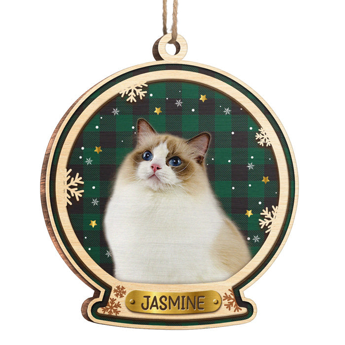 Custom Pet Photo Christmas Gifts for Dog Lovers - Personalized Ornament