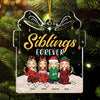 Family Is The Greatest Gift Ever - Family Personalized Custom Ornament - Acrylic Gift Box Shaped - Christmas Gift For Family Members