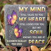 My Mind Still Talks To You - Personalized Memorial Stone, Human Grave Marker - Memorial Gift, Sympathy Gift