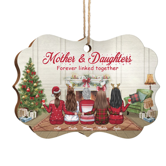 Custom Name Christmas Gifts for Mothers and Daughters - Personalized Ornament
