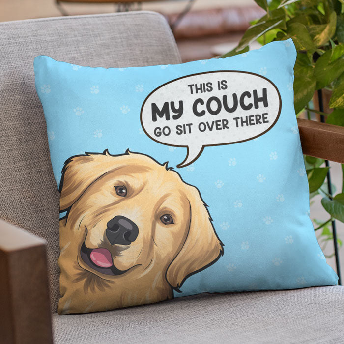 Funny Dog Couch Gifts for Dog Lovers - Pillow