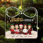 Custom Name Christmas Gifts for Besties - Personalized Ornament