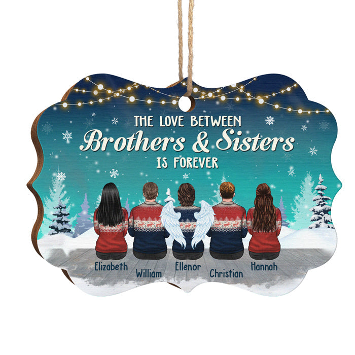Custom Name Brothers and Sisters Christmas Gifts - Personalized Ornament