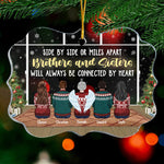 Custom Name Brothers and Sisters Christmas Gifts - Personalized Ornament