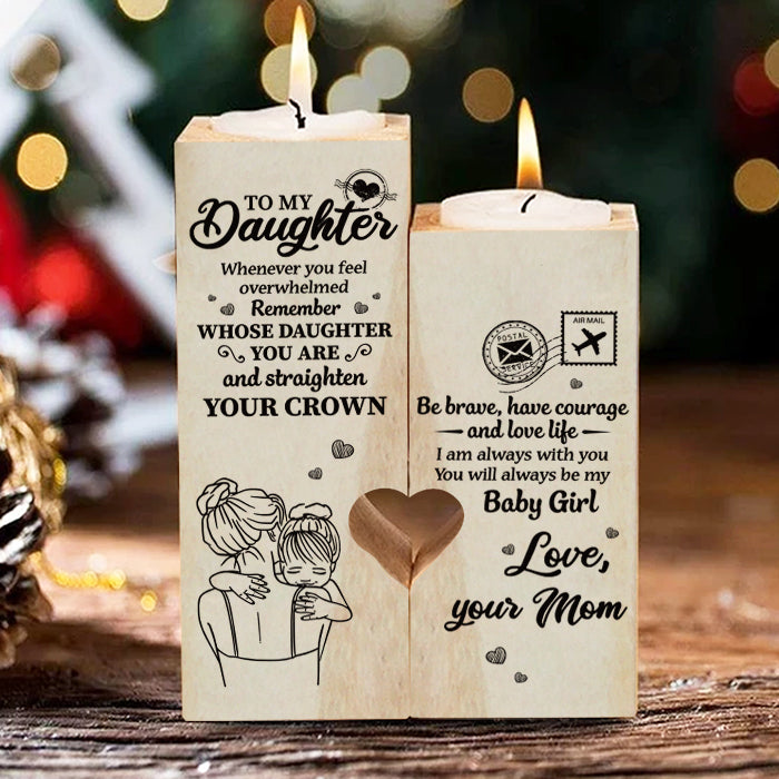 Mother Daughter Love Gifts from Mom - Color Candle Holder