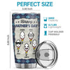 Great Job, Daddy! - Family Personalized Custom Tumbler - Father's Day, Birthday Gift For Dad