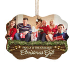 Custom Family Photo Christmas Gifts - Personalized Ornament