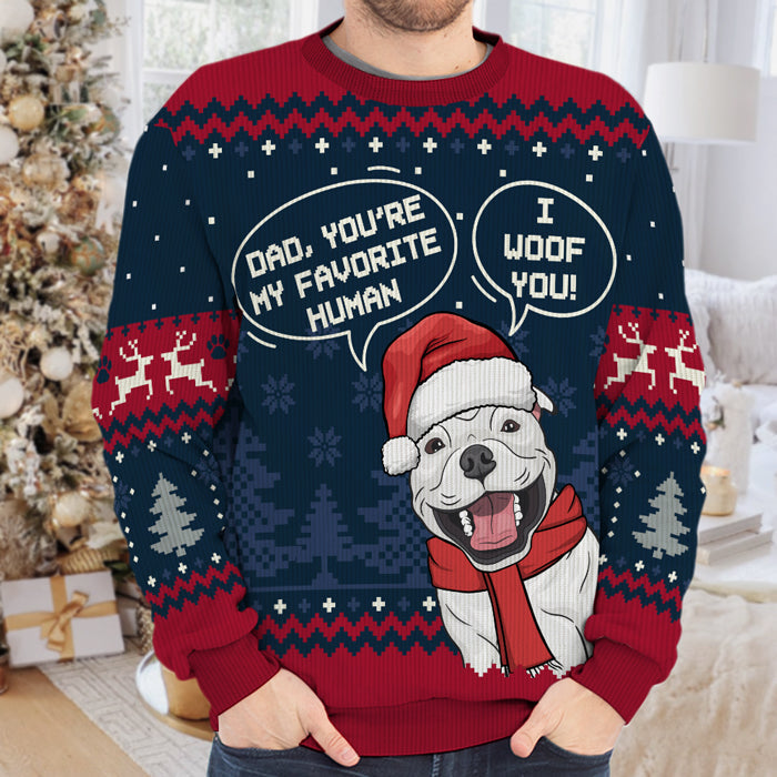 Christmas Dog Gifts for Dad - Sweatshirt