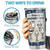 Great Job, Daddy! - Family Personalized Custom Tumbler - Father's Day, Birthday Gift For Dad
