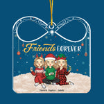 Custom Name Christmas Gifts for Besties - Personalized Ornament