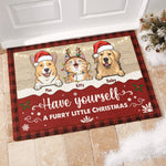 Custom Name Christmas Pet Gifts for Dog and Cat Lovers - Personalized Doormat