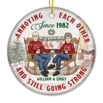 Custom Funny Anniversary Couple Gifts - Personalized Ornament