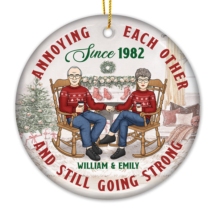 Custom Funny Anniversary Couple Gifts - Personalized Ornament