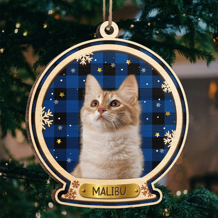 Custom Pet Photo Christmas Gifts for Dog Lovers - Personalized Ornament