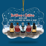 Custom Name Christmas Sibling Gifts - Personalized Ornament