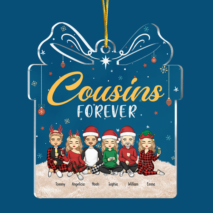 Family Is The Greatest Gift Ever - Family Personalized Custom Ornament - Acrylic Gift Box Shaped - Christmas Gift For Family Members