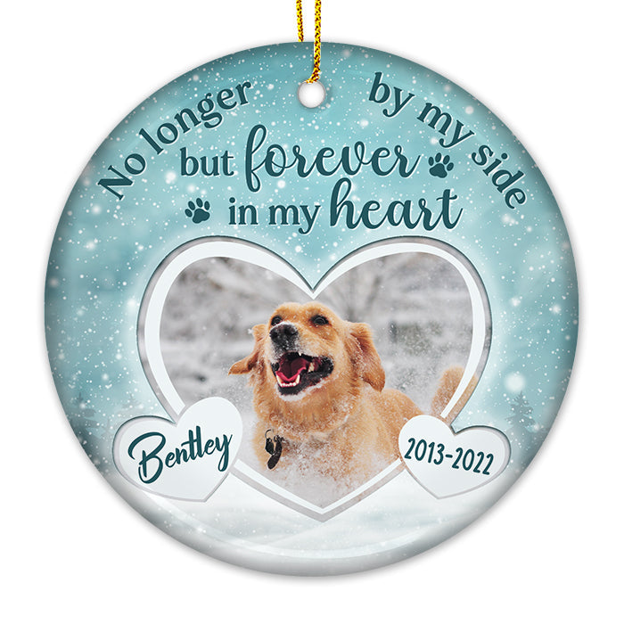 Custom Pet Photo Memorial Christmas Gifts - Personalized Ornament