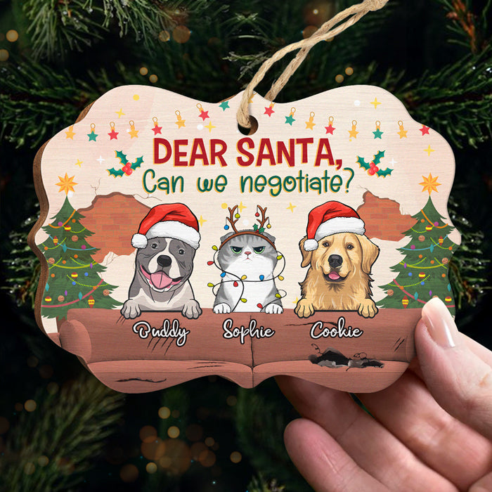 Custom Name Christmas Pet Gifts for Dog and Cat Lovers - Personalized Ornament