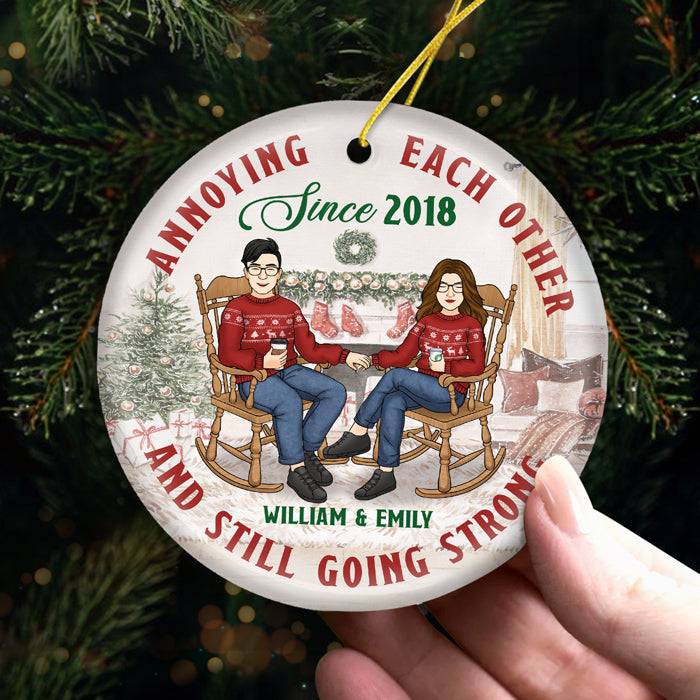 Custom Funny Anniversary Couple Gifts - Personalized Ornament