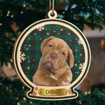 Custom Pet Photo Christmas Gifts for Dog Lovers - Personalized Ornament