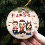 Custom Name Christmas Friends Gifts - Personalized Ornament