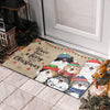 Merry Christmas Ya Filthy Animal - Cat Personalized Custom Decorative Mat -  Christmas Gift For Pet Owners, Pet Lovers