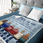 Custom Name Christmas Family Gifts - Personalized Blanket