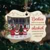 We‚re Like A Really Small Gang - Personalized Custom Benelux Shaped Wood Christmas Ornament - Gift For Bestie, Best Friend, Sister, Birthday Gift For Bestie And Friend, Christmas New Arrival Gift