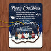 Dealing With Stupid People & Keeping Each Other Sane - Personalized Custom Christmas Wooden Card With Pop Out Ornament - Gift For Family, Christmas Gift