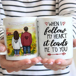 Custom Name Romantic Couple Gifts - Personalized Mugs