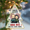 Annoying Each Other And Still Going Strong - Personalized Custom Christmas Tree Shaped Acrylic Christmas Ornament - Gift For Couple, Husband Wife, Anniversary, Engagement, Wedding, Marriage Gift, Christmas Gift