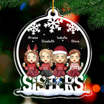 Custom Name Christmas Belles Gifts for Friends - Personalized Ornament