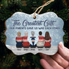 Life Is Better With Brothers And Sisters - Personalized Custom Benelux Shaped Wood, Aluminum Christmas Ornament - Gift For Siblings, Christmas New Arrival Gift