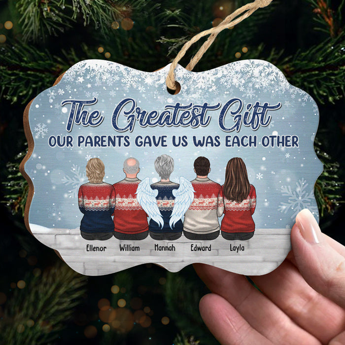 Custom Name Brothers and Sisters Christmas Gifts - Personalized Ornament