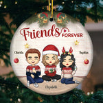 Custom Name Christmas Friends Gifts - Personalized Ornament