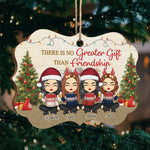 Custom Name Christmas Friendship Gifts for Besties - Personalized Ornament
