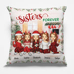Custom Name Christmas Gifts for Sisters - Personalized Pillow