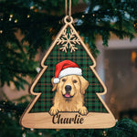 Custom Name Christmas Golden Retriever Gifts - Personalized Ornament