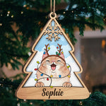 Custom Name Christmas Golden Retriever Gifts - Personalized Ornament