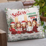 Custom Name Christmas Gifts for Sisters - Personalized Pillow