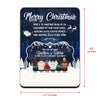 Dealing With Stupid People & Keeping Each Other Sane - Personalized Custom Christmas Wooden Card With Pop Out Ornament - Gift For Family, Christmas Gift