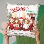 Custom Name Christmas Gifts for Sisters - Personalized Pillow