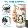 I Work Hard So My Cats Can Have A Better Life - Personalized Tumbler - Gift For Cat Lovers, Cat Owners, Cat Gift, Gift For Pet Lovers