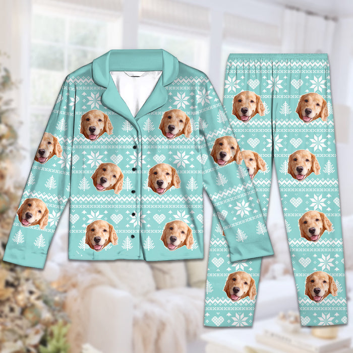 Custom Pet Photo Christmas Gifts for Dog Lovers - Personalized Pajamas