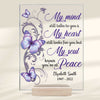 My Mind Still Talks To You - Personalized Acrylic Plaque - Memorial Gift, Sympathy Gift