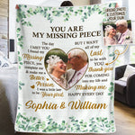 Custom Photo Romantic Couple Gifts - Personalized Blanket