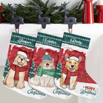 Custom Name Dog Christmas Gifts - Personalized Christmas Stocking