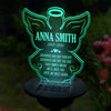 We'll Miss You Until We Meet Again - Personalized Memorial Garden Solar Light - Memorial Gift, Sympathy Gift