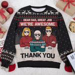Custom Name Christmas Gifts for Dad - Personalized Sweatshirt