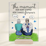 Custom Name Memorial Angel Gifts - Personalized Acrylic Plaque